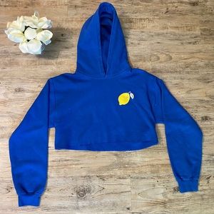 🍋”Always Sour”🍋 Crop Hoodie